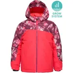 LOAP CULAD GROW SYSTEM Rostoucí dětská lyžařská bunda, růžová, velikost 122-128