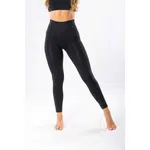 GOLDBEE SHAPING LEGGINGS LYCRA Dámské tvarující legíny, černá, velikost XXXL
