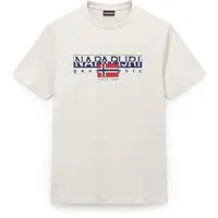 Napapijri S-AYLMER Pánské tričko, bílá, velikost