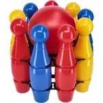 RELAKS-TOYS BOWLING PINS WITH A LARGE BOWLING BALL Sada kuželek s koulí, mix, velikost