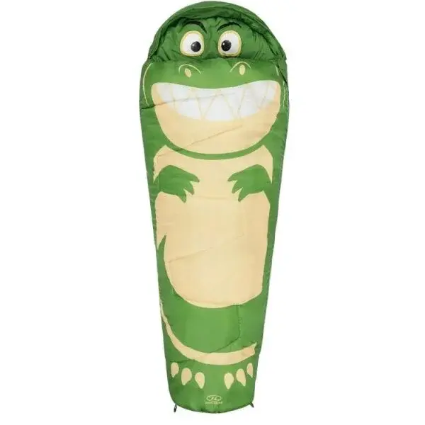 HIGHLANDER CREATURE Dětský spací pytel, zelená, velikost 170 cm - levý zip