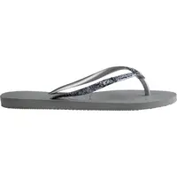 HAVAIANAS SLIM GLITTER II Dámské žabky, šedá, velikost 43/44