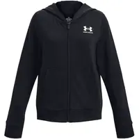 Under Armour RIVAL TERRY Dívčí mikina, černá, velikost XL