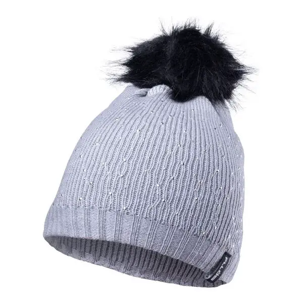 FLLÖS ASTRID Dámská čepice, šedá, velikost