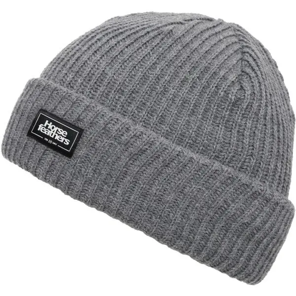 Horsefeathers GAINE Pánská zimní čepice, šedá, velikost