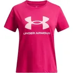 Under Armour BIG LOGO Dívčí triko, růžová, velikost L