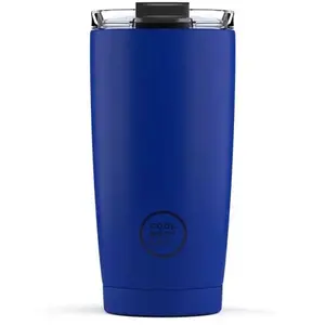 COOL BOTTLES TERMO 550 ML Nerezový termo hrnek, modrá, velikost 550 ML