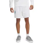 Under Armour RIVAL TERRY LOGO Pánské kraťasy, bílá, velikost