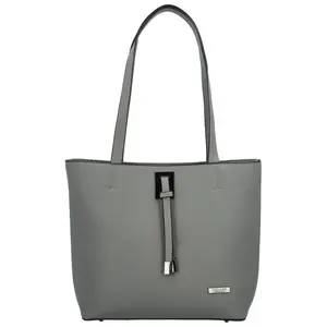 Luxusní dámská kabelka na rameno Delami Athena Aura, šedá