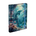 BAAGL Dosky na školské zošity A4 Delfín