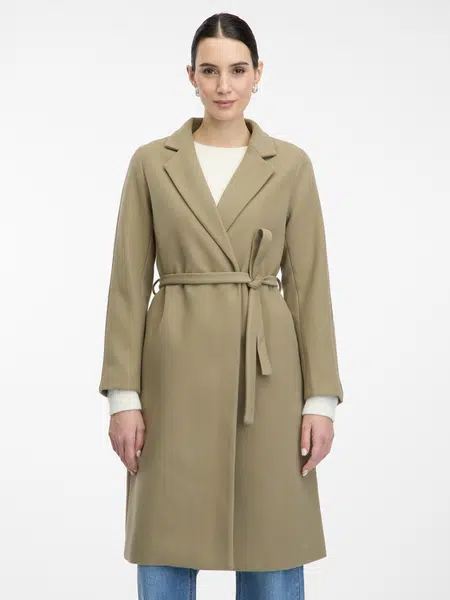 Khaki dámský kabát ORSAY - Dámské