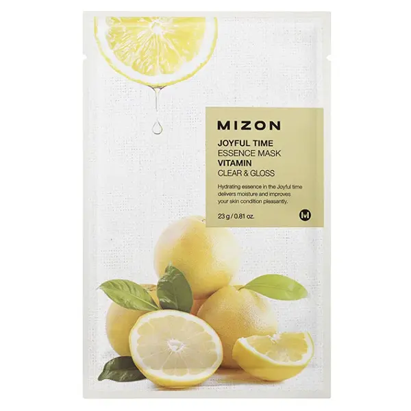 MIZON Joyful Time Plátýnková 3D maska s vitamínem C 23 g