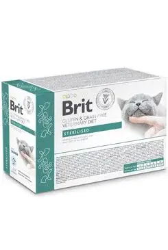 Brit Vd Cat Pouch Fillets In Gravy Sterilised 12x85g