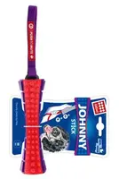 Hračka pes Gigwi Johnny Stick aport zvukový červenopurpurová