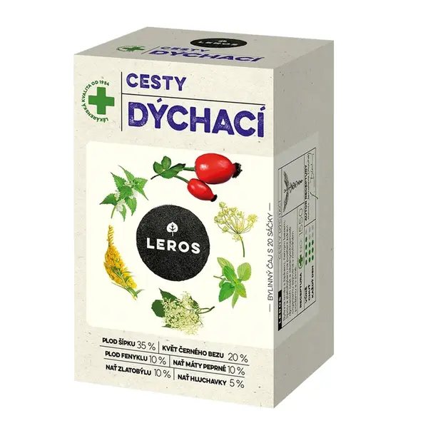 Leros Čaj na dýchací cesty 20x1.5g