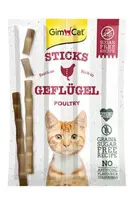 Gimcat pochoutka sticks drůbež játra 4ks
