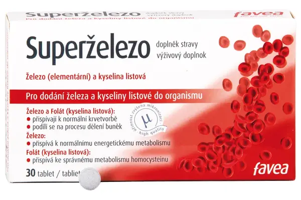 Favea Superželezo 30 tablet