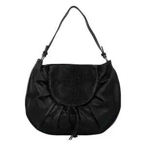 Stylová koženková kabelka Elin, černá