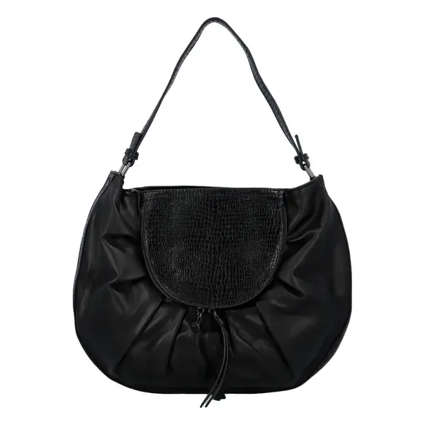 Stylová koženková kabelka Elin, černá