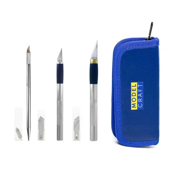 Modelcraft modelárske nože v puzdre (sada 18 ks)