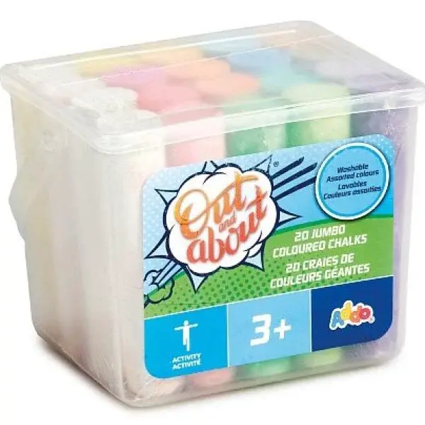 Addo Veľké chodníkové kriedy vo vedierku, 20ks