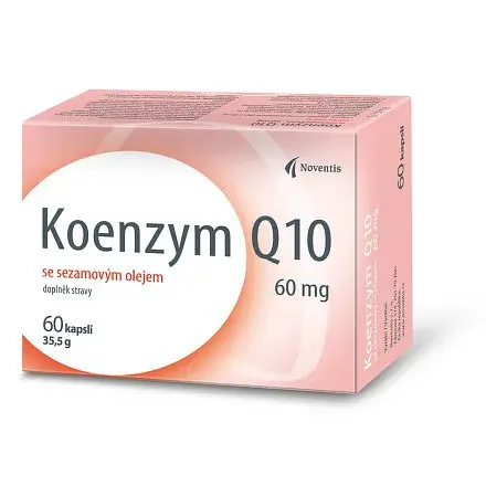 Koenzym Q10 60mg Se Sezamovým Olejem Cps.60