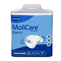 Kalhotky zalepovací Molicare Elastic 9 kapek XL boky 140-175cm 3951ml 14ks