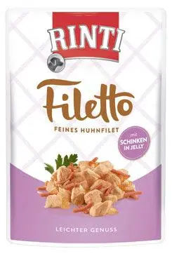 Rinti Dog Filetto kapsa kuře šunka v želé 100g