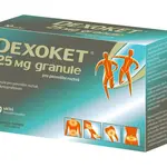 Dexoket 25 mg granule - zrněný prášek pro přípravu nápoje 10 ks