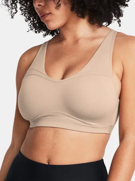 Béžová dámska športová podprsenka Under Armour SmartForm Evolution Mid