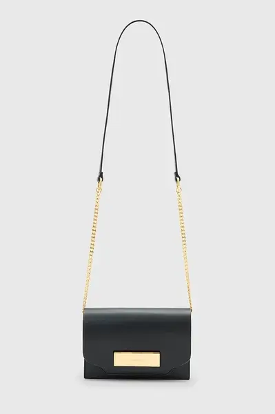 Kožená kabelka AllSaints ETTA