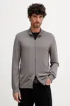 Kardigan Armani Exchange pánský, šedá barva, XM001279 AF10454