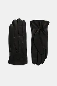 Kožené rukavice Calvin Klein