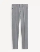 Šedé pánske chino nohavice Celio Gosi