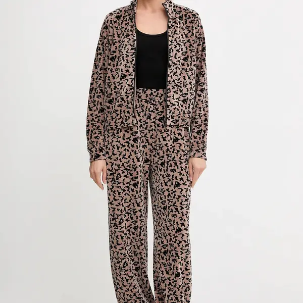 Tepláková souprava EA7 Emporio Armani dámská, béžová barva, AF15937.7W000665