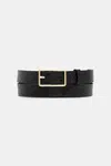 Kožený opasok Calvin Klein čierna farba, LV04F7049G