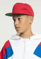 Pro-Style Twill Snapback Youth Cap Red