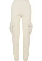 Women's Cargo Sweat High-Waisted Trousers whitesand