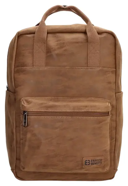 Batoh na notebook Enrico Benetti Rotterdam Notebook Backpack 13" Camel