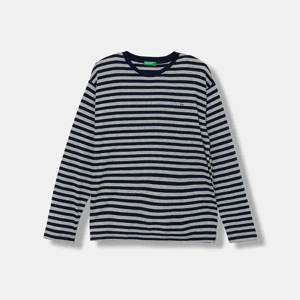 Detská bavlnená košeľa s dlhým rukávom United Colors of Benetton