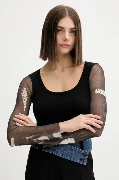 Tričko s dlhým rukávom Desigual LISBOA