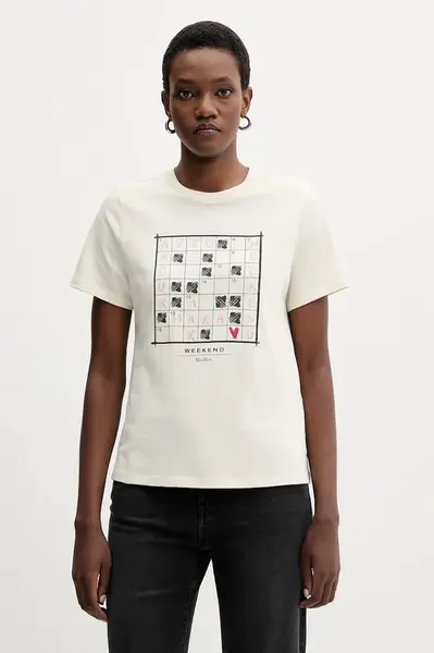 Bavlnené tričko Weekend Max Mara CLOWN