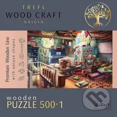 Poklady na půdě (Trefl Wood Craft Origin)