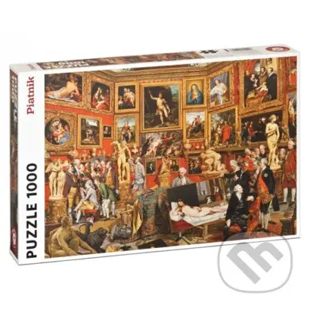 Zoffany - Tribuna of the Uffizi - puzzle z kategorie Umělecké
