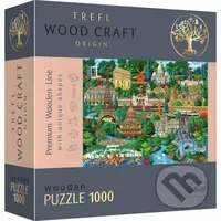 Francúzsko - slávne miesta (Drevené puzzle)