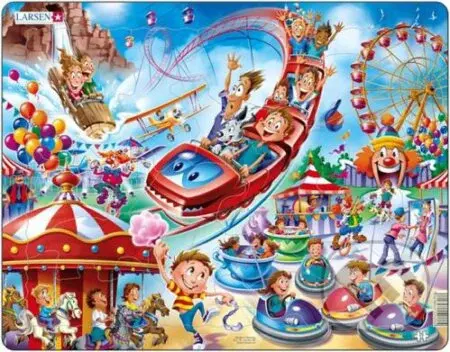 Puzzle zábavný park - puzzle z kategorie Maxi dílky