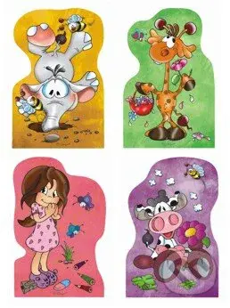 KRKOUNI 4 v 1 - puzzle z kategorie 15 - 60 dílků