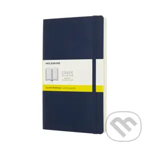 Moleskine - zápisník tmavomodrý (stredný, štvorčekovaný)