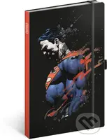 Notes Superman (linkovaný s gumičkou na uzavření)