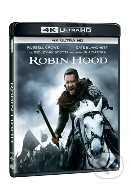 Robin Hood Ultra HD Blu-ray (UHD a BD) - Ridley Scott - film z kategorie Akční filmy
